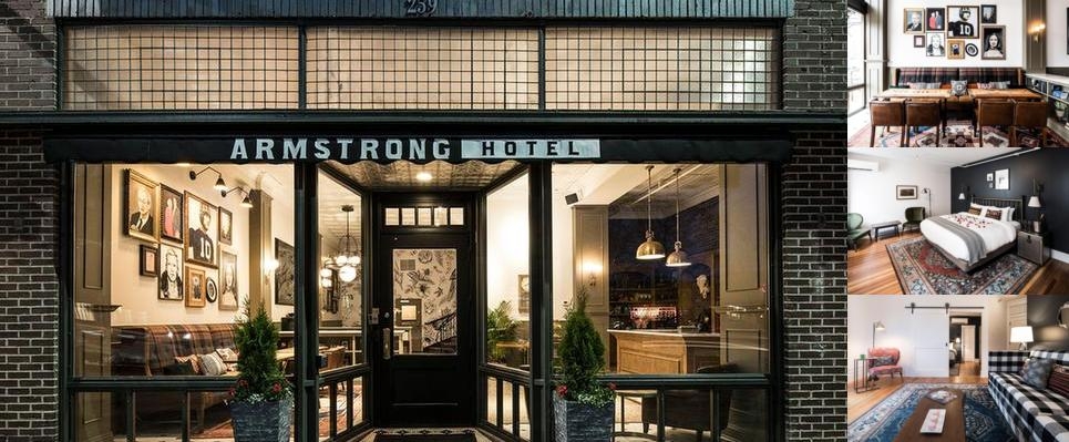 The Armstrong Hotel photo collage