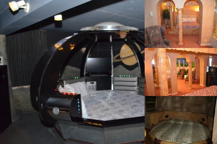 Red Carpet Inn and FantaSuite Hotel photo collage