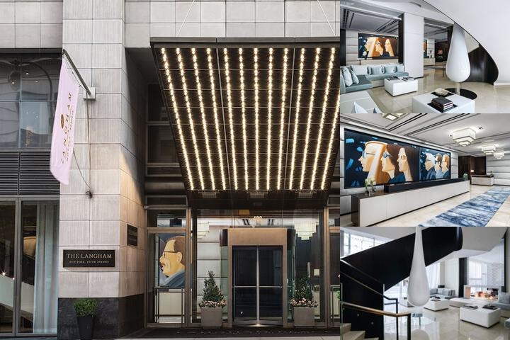 The Langham, New York, Fifth Avenue photo collage