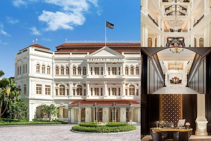 Raffles Singapore photo collage