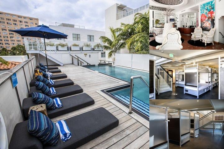 Posh South Beach Hostel photo collage