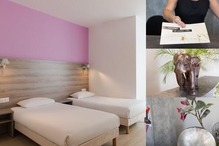 BRIT HOTEL CONFORT NEVERS Centre Gare photo collage