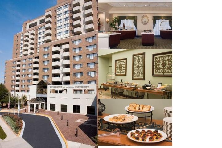 Towson University Marriott Conference Hotel photo collage