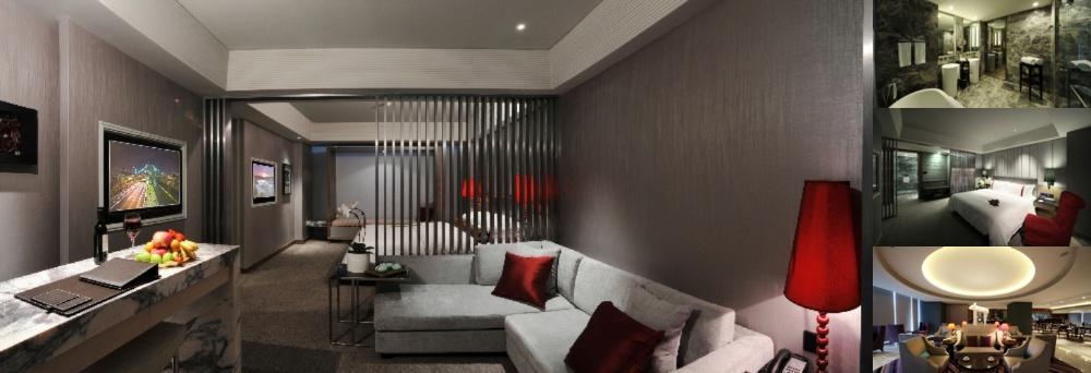 Rhombus Park Aura Chengdu Hotel photo collage