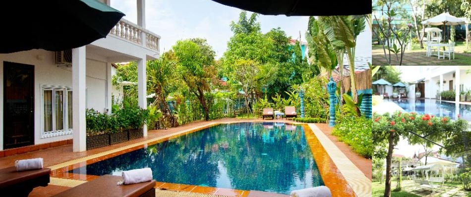 The Frangipani Green Garden Hotel & Spa photo collage