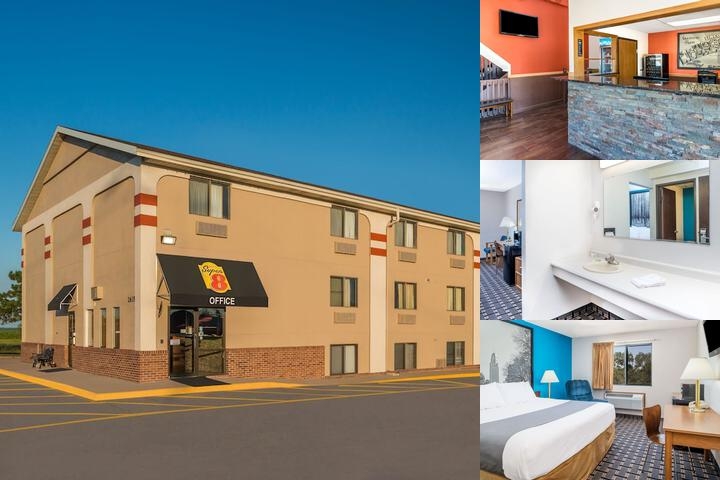 Super 8 by Wyndham Lincoln West photo collage