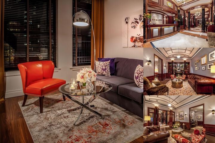 Avalon Hotel photo collage