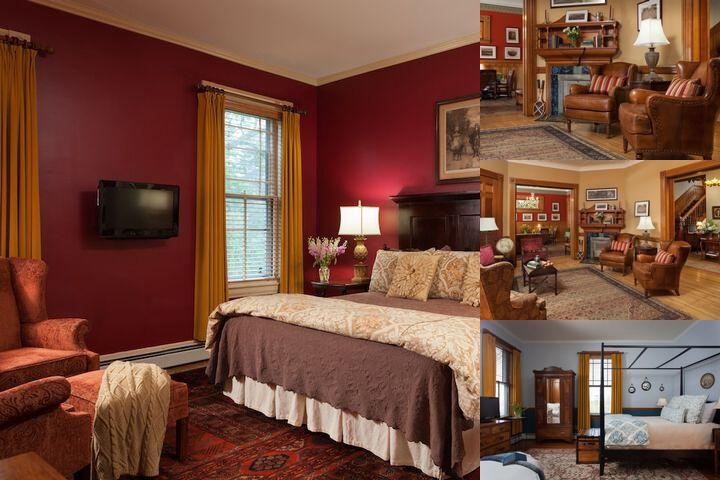 Lang House on Main Street photo collage