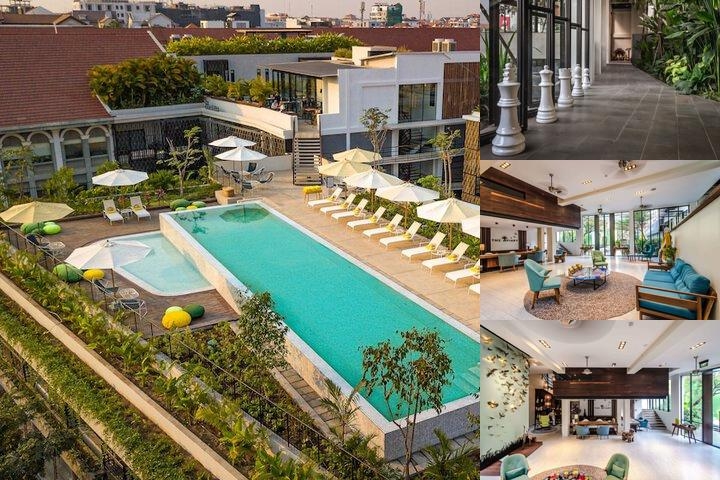 The Aviary Hotel photo collage