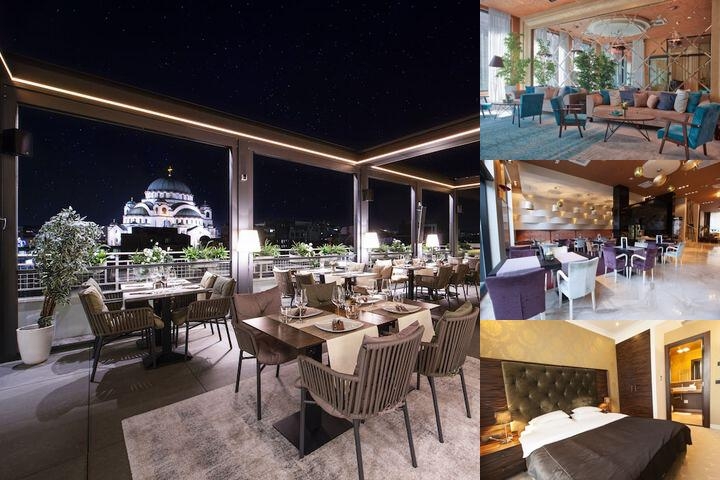 Crystal Hotel Belgrade photo collage