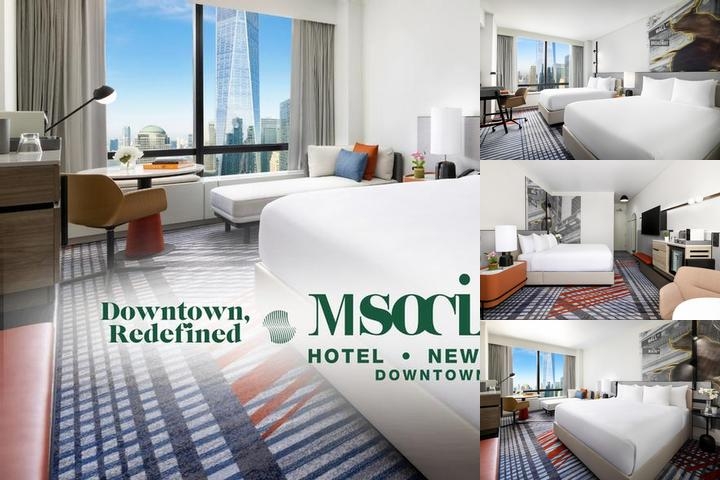 M Social Hotel New York Downtown photo collage