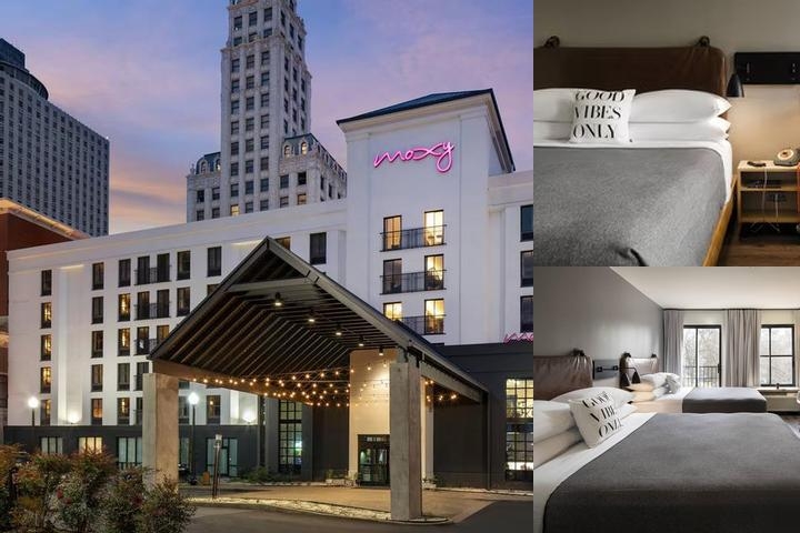 Moxy Memphis Downtown photo collage