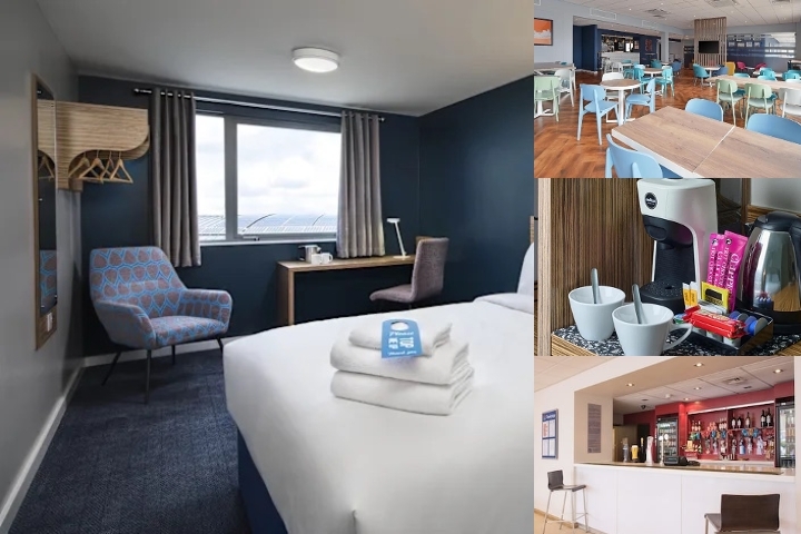 Travelodge London Excel photo collage