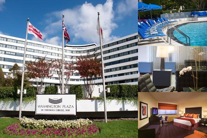 Washington Plaza Near White House photo collage