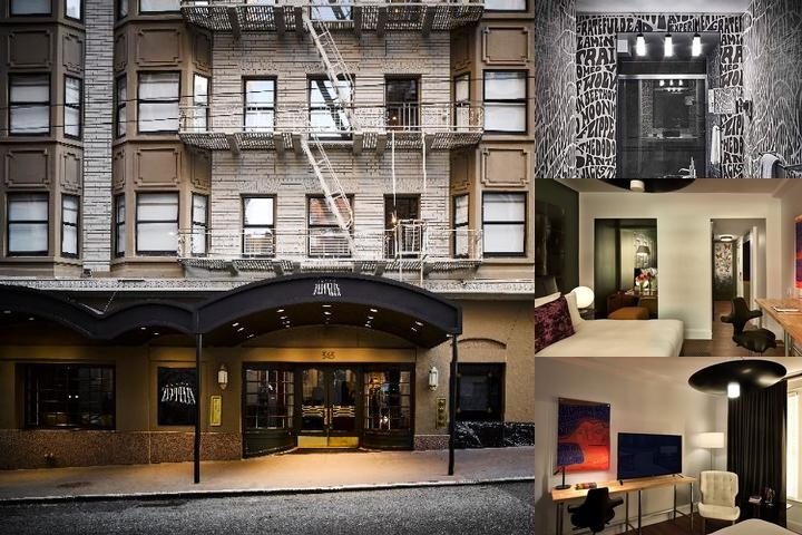 Hotel Zeppelin San Francisco photo collage