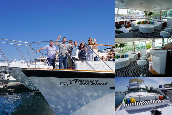 Chicago Private Yacht Adeline's Sea Moose photo collage