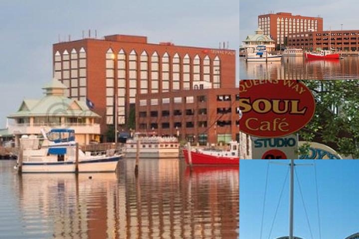 The Landing at Hampton Marina, Tapestry Collection by Hilton photo collage