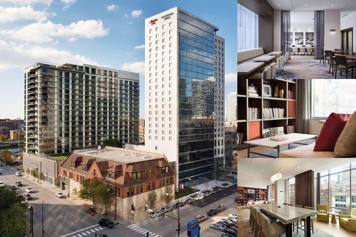 Hampton Inn Chicago West Loop Fulton Market Area photo collage