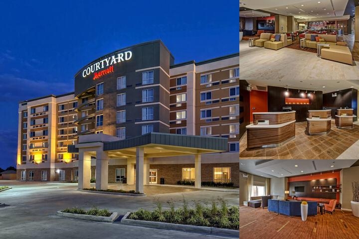Courtyard Westbury Long Island photo collage