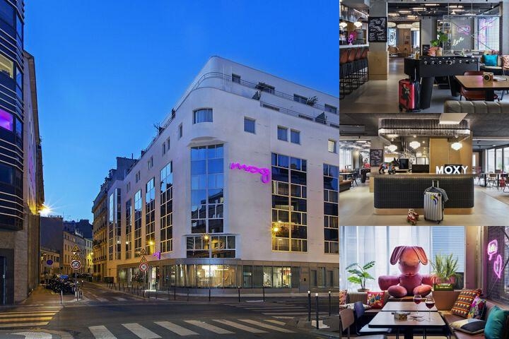 Moxy Paris Bastille France photo collage