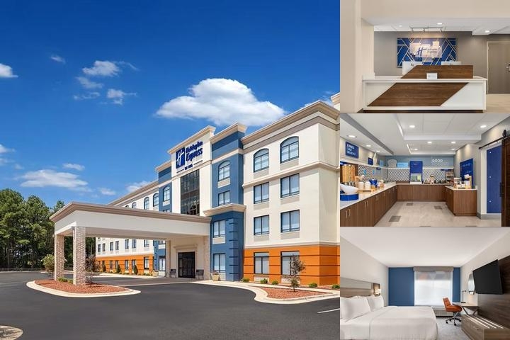 Holiday Inn Express & Suites Raleigh West Lenovo Center photo collage