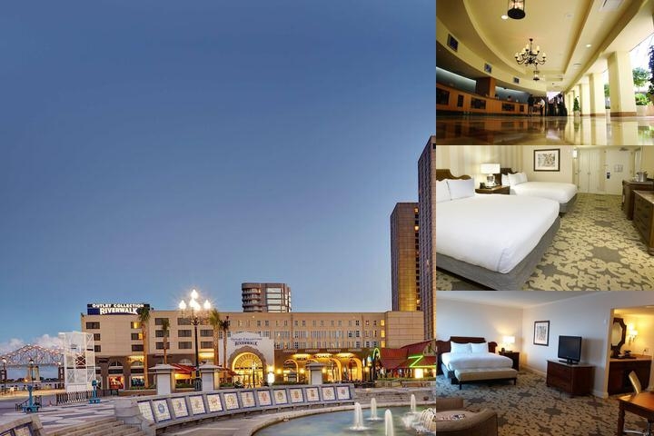 Hilton New Orleans Riverside photo collage