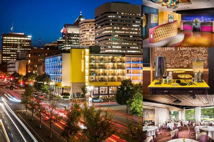 Staypineapple, Hotel Rose, Downtown Portland photo collage