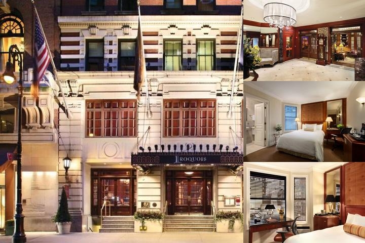 The Iroquois Times Square a Small Luxury Hotel photo collage