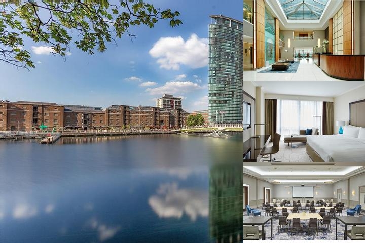 London Marriott Hotel Canary Wharf photo collage