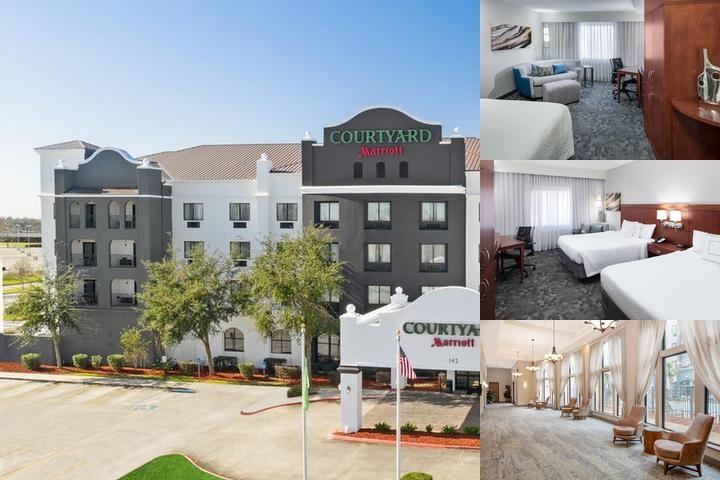 Courtyard Houma photo collage