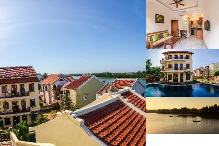 Villa Orchid Garden Riverside Hoi An photo collage