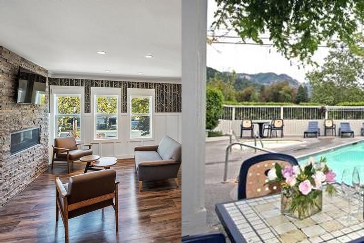 UpValley Inn & Hot Springs Napa Valley, an Ascend Collection Hote photo collage