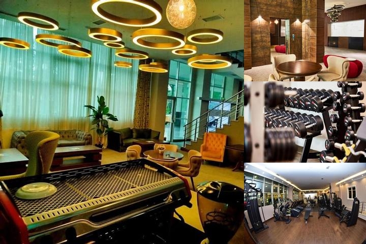 Green Tower Hotel photo collage