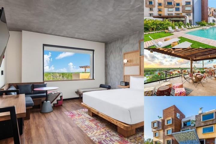 Aloft Tulum photo collage