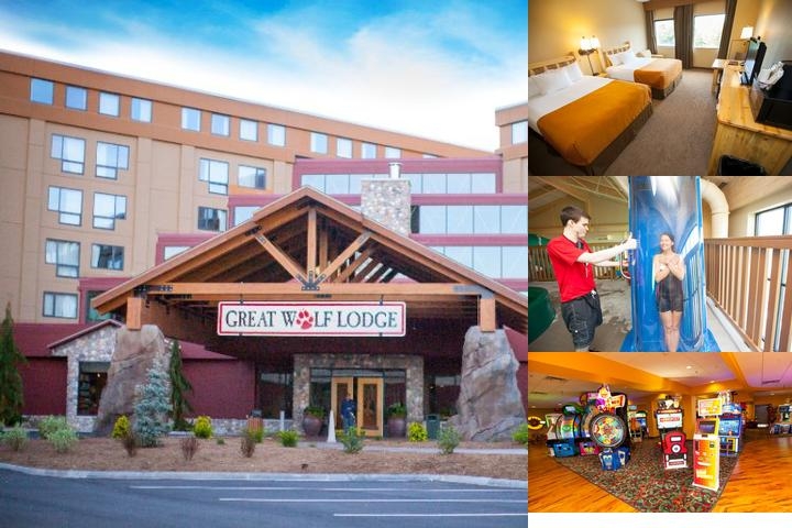 Great Wolf Lodge New England photo collage