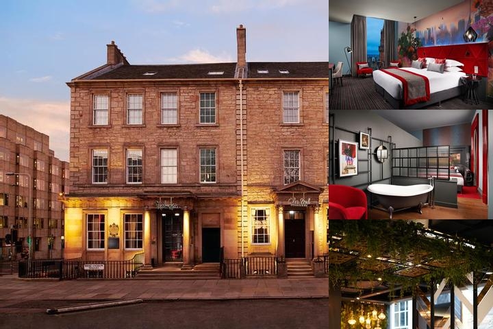 Malmaison Edinburgh City photo collage