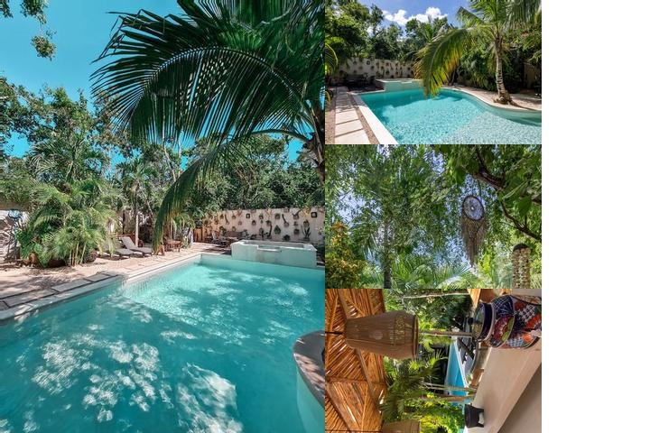 Thirteen Moons Tulum photo collage