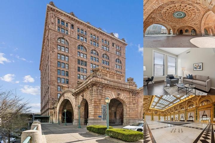 Placemakr Downtown Pittsburgh at the Pennsylvanian photo collage