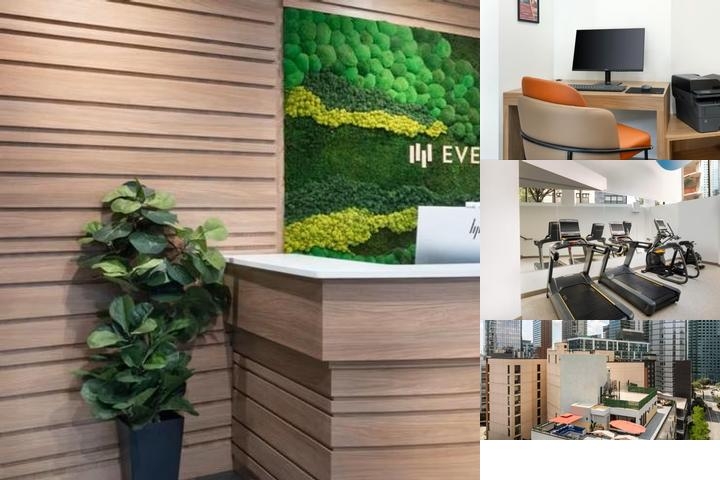 Even Hotel Long Island City New York photo collage