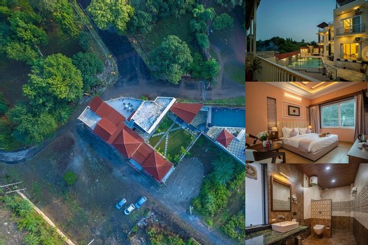 The Ruby Retreat by Ozy Stays photo collage