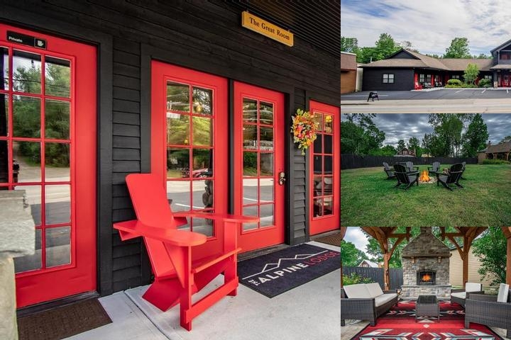 Alpine Lodge photo collage