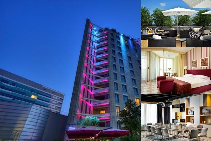 Una Hotels The One Milano Hotel & Residence photo collage