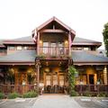 Exterior of Cambria Pines Lodge