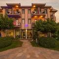 Exterior of Golden Moon Hotel