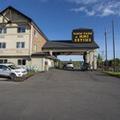 Exterior of Gray Wolf Inn & Suites
