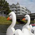 Exterior of Rivertide Suites Hotel
