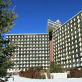 Exterior of Satellite Hotel