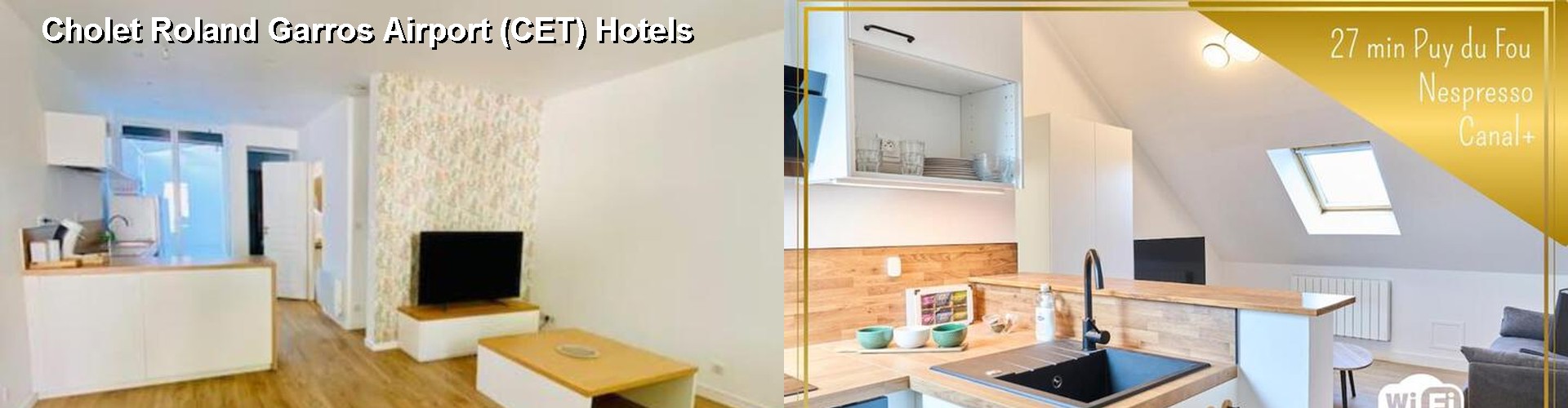 5 Best Hotels near Cholet Roland Garros Airport (CET)
