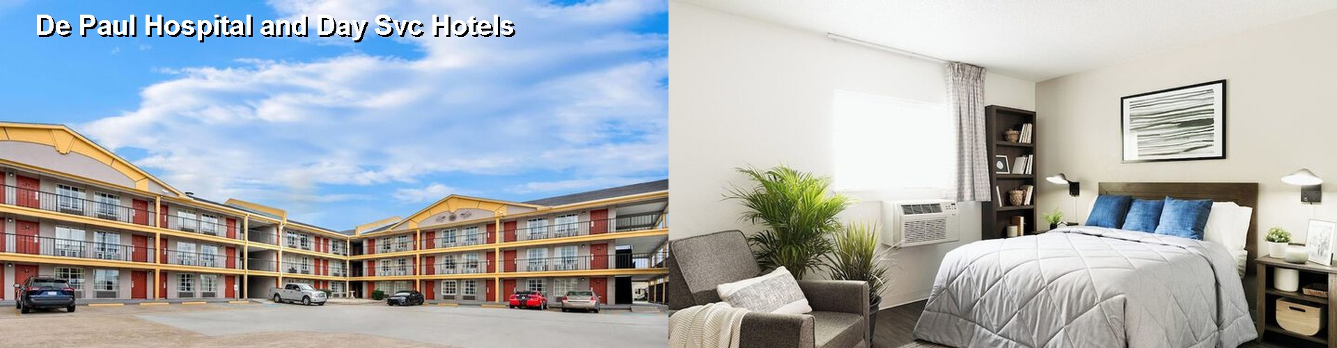 5 Best Hotels near De Paul Hospital and Day Svc