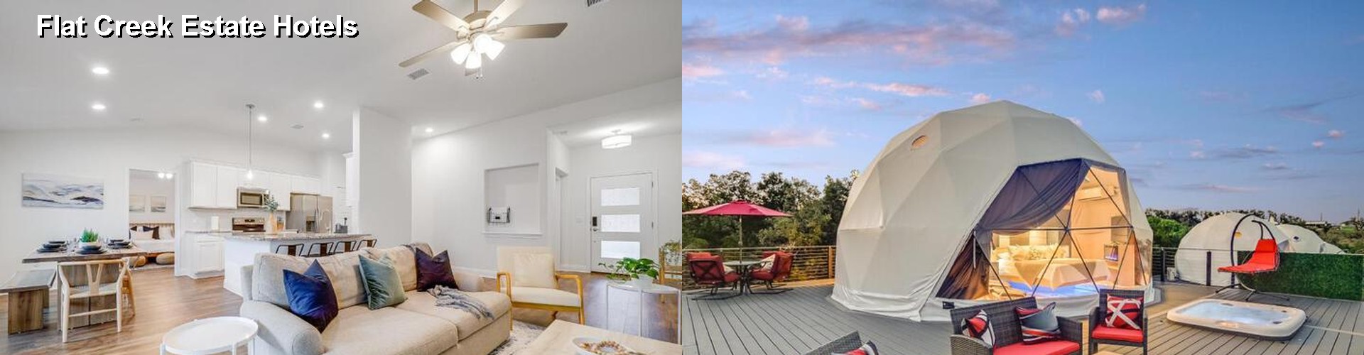 2 Best Hotels near Flat Creek Estate